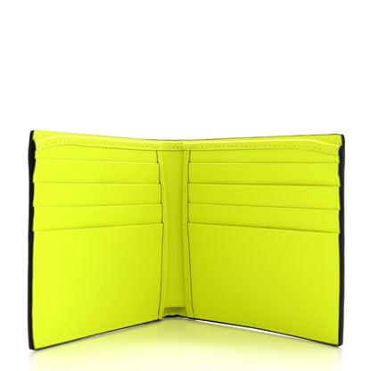 Gucci Rubber Effect GG Embossed Bi-Fold Wallet Fluorescent Yellow 5 of 8