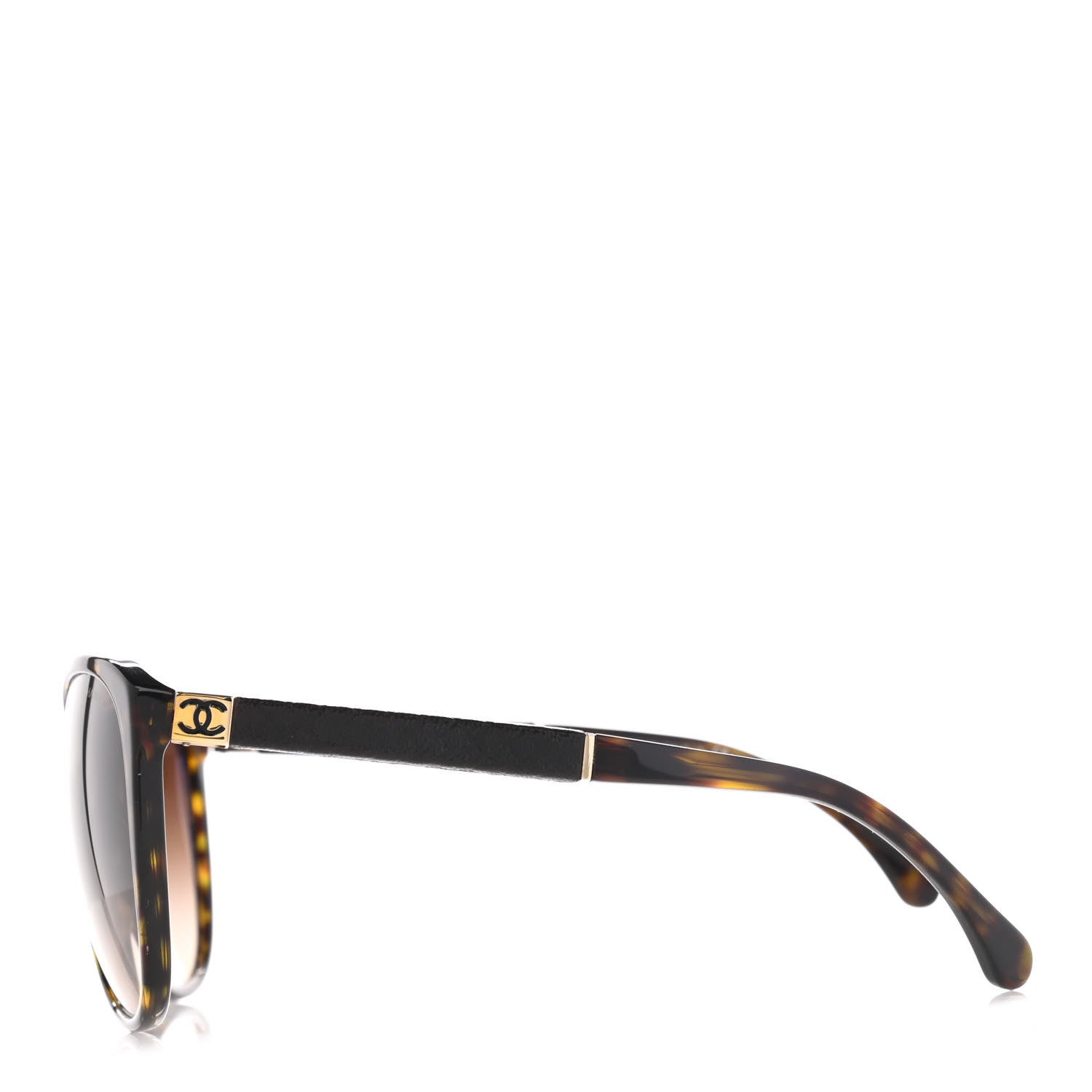Chanel Acetate Quilted CC Sunglasses 5225Q Tortoise 3 of 9