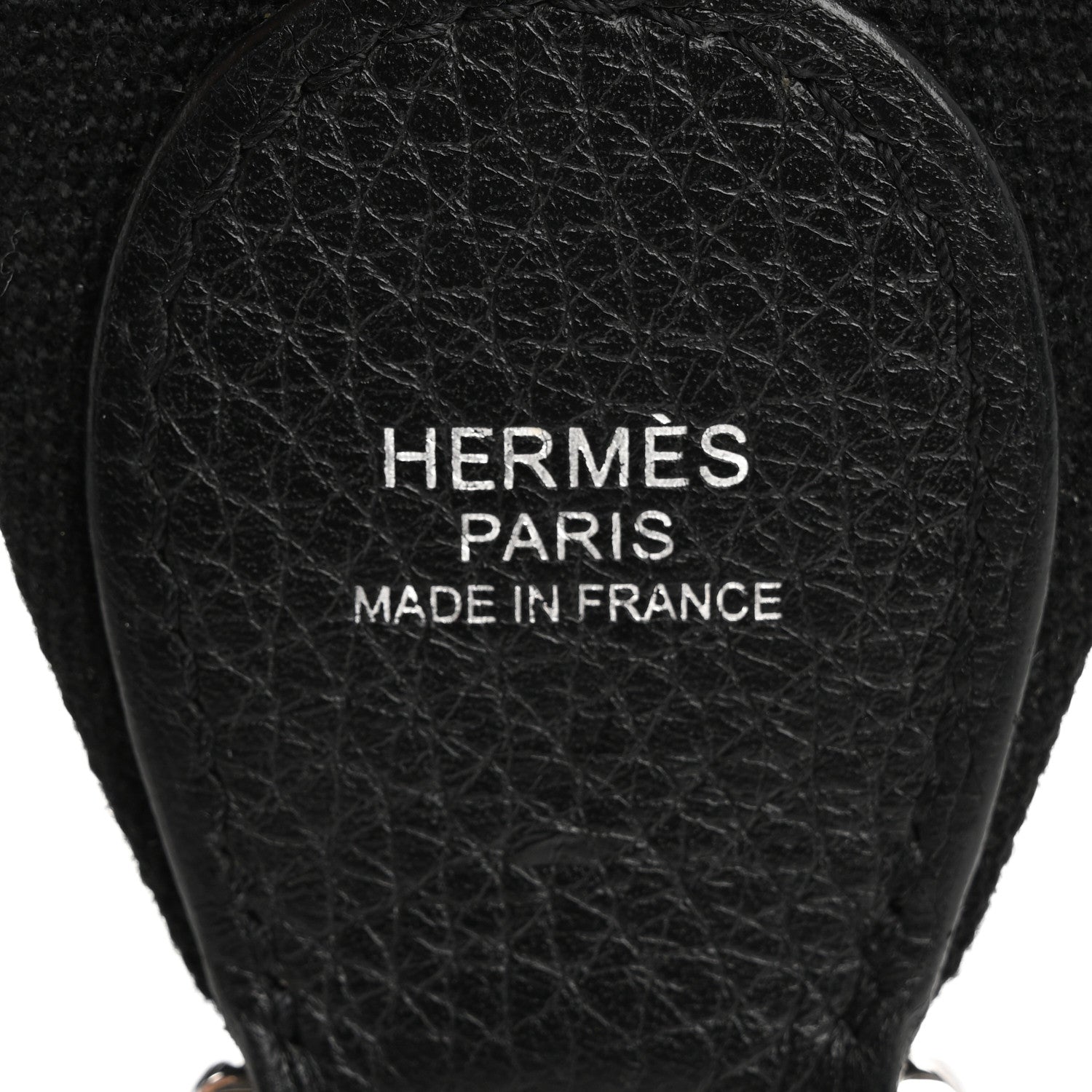 Hermes Toile Taurillon Clemence Shoulder Strap Black 4 of 5