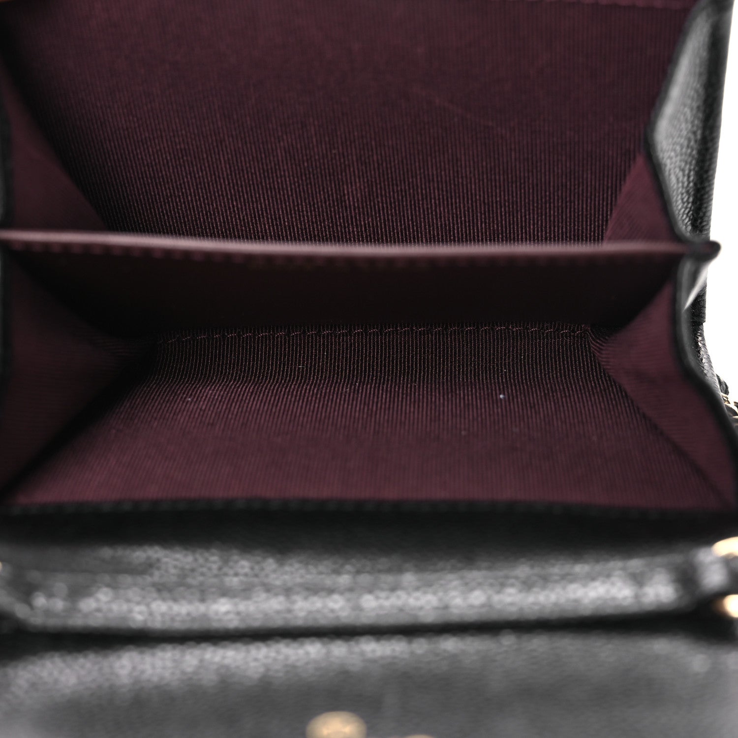 Chanel Caviar Quilted Flap Card Holder On Chain Black 5 of 11