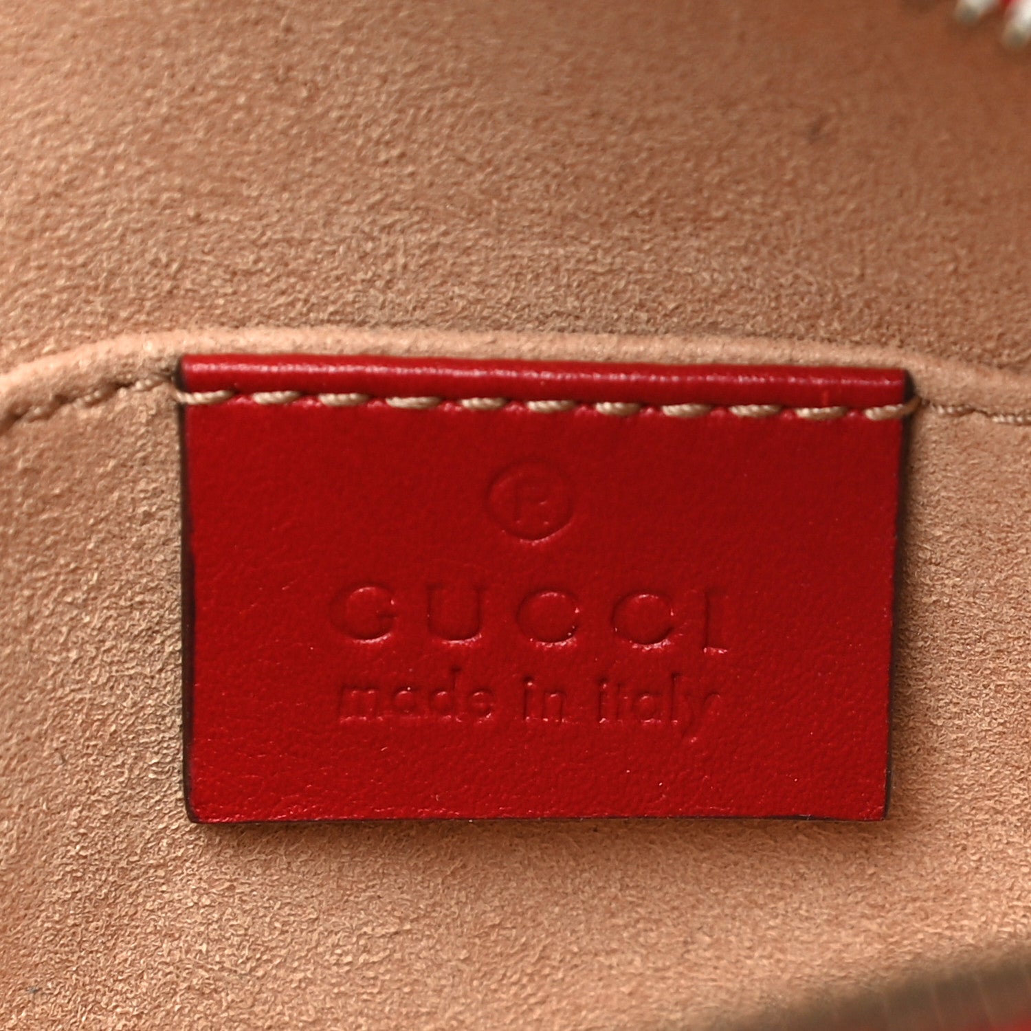 Gucci Calfskin Matelasse GG Marmont Belt Bag 75 30 Hibiscus Red 6 of 12