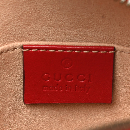 Gucci Calfskin Matelasse GG Marmont Belt Bag 75 30 Hibiscus Red 6 of 12