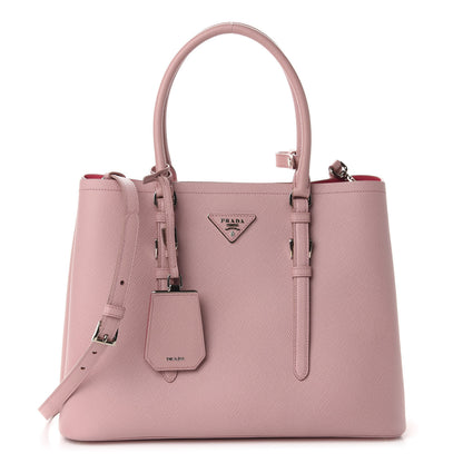 Prada Saffiano Cuir Small Double Handle Tote Pesco 1 of 10
