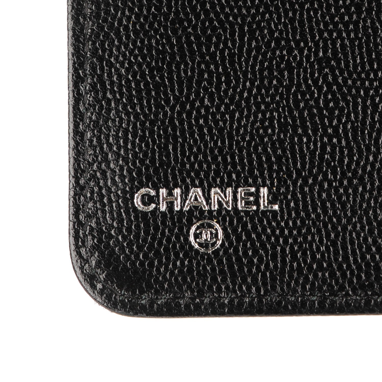 Chanel Caviar Sevruga iPad Case Black 6 of 7