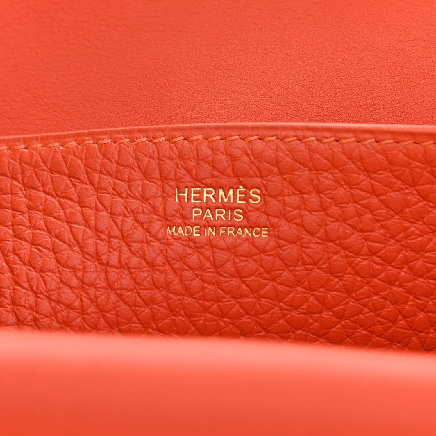 Hermes Taurillon Clemence Halzan 25 Feu 6 of 11