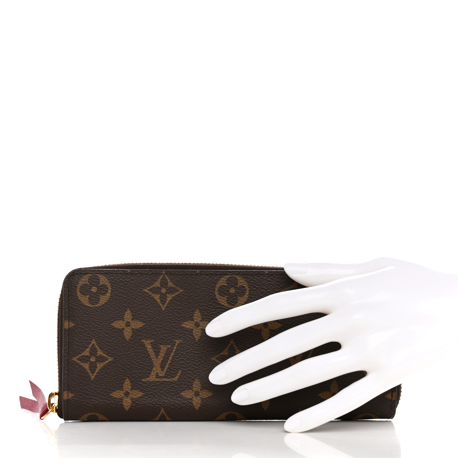 Louis Vuitton Monogram Clemence Wallet Fuchsia 2 of 7