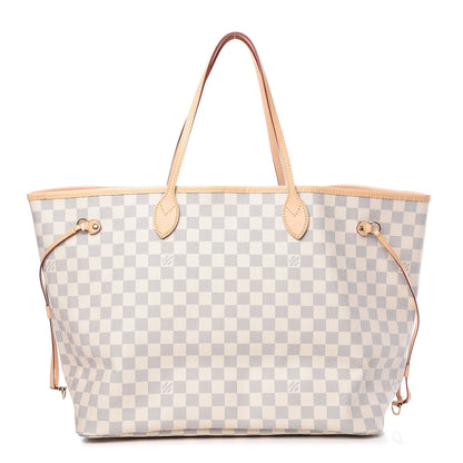 Louis Vuitton Damier Azur Neo Neverfull GM Rose Ballerine 1 of 11