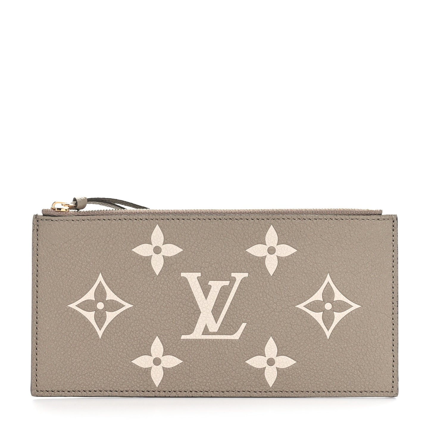 Empreinte Monogram Giant Pochette Felicie Zippered Insert Tourterelle Creme