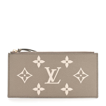 Louis Vuitton Empreinte Monogram Giant Pochette Felicie Zippered Insert Tourterelle Creme 1 of 7