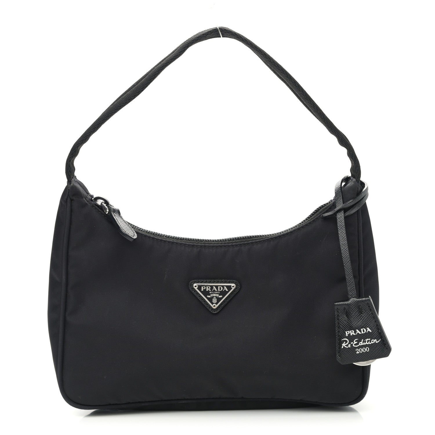 Prada Tessuto Nylon Mini Re-Edition 2000 Bag Black 1 of 12