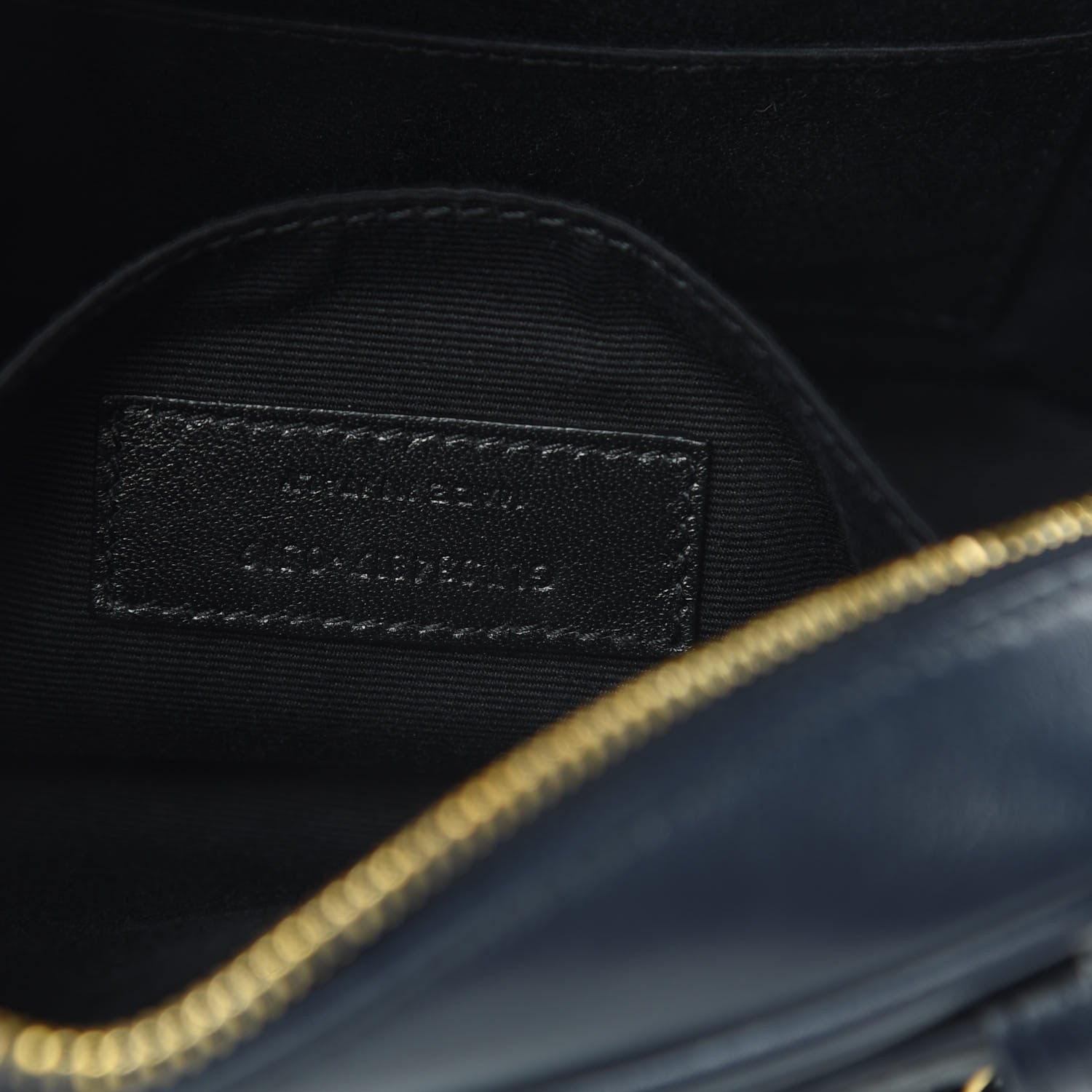 Saint Laurent Calfskin Matelasse Monogram Lou Belt Bag Blue 7 of 12