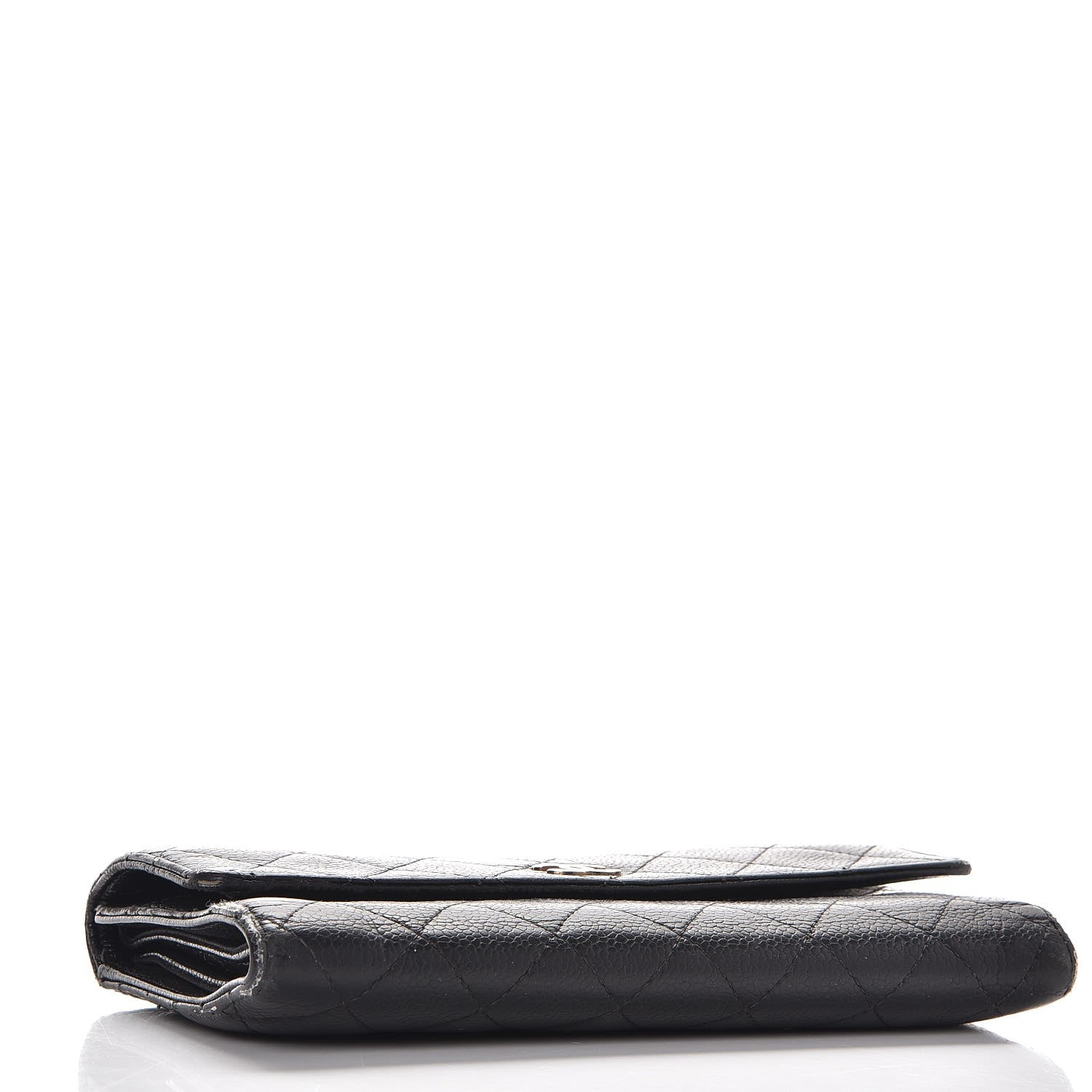 Chanel Caviar Quilted Large Flap Wallet Black 4 of 14
