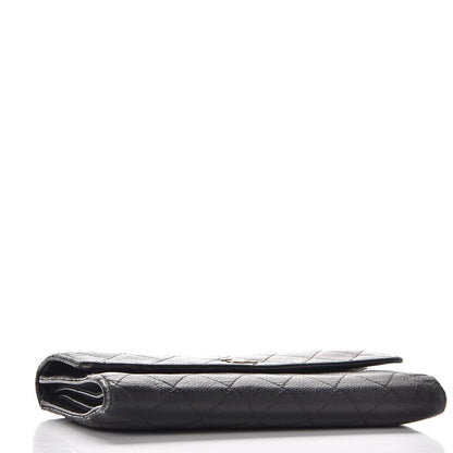 Chanel Caviar Quilted Large Flap Wallet Black 4 of 14