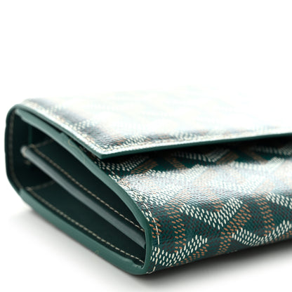 Goyard Goyardine Varenne Continental Wallet Green 9 of 10