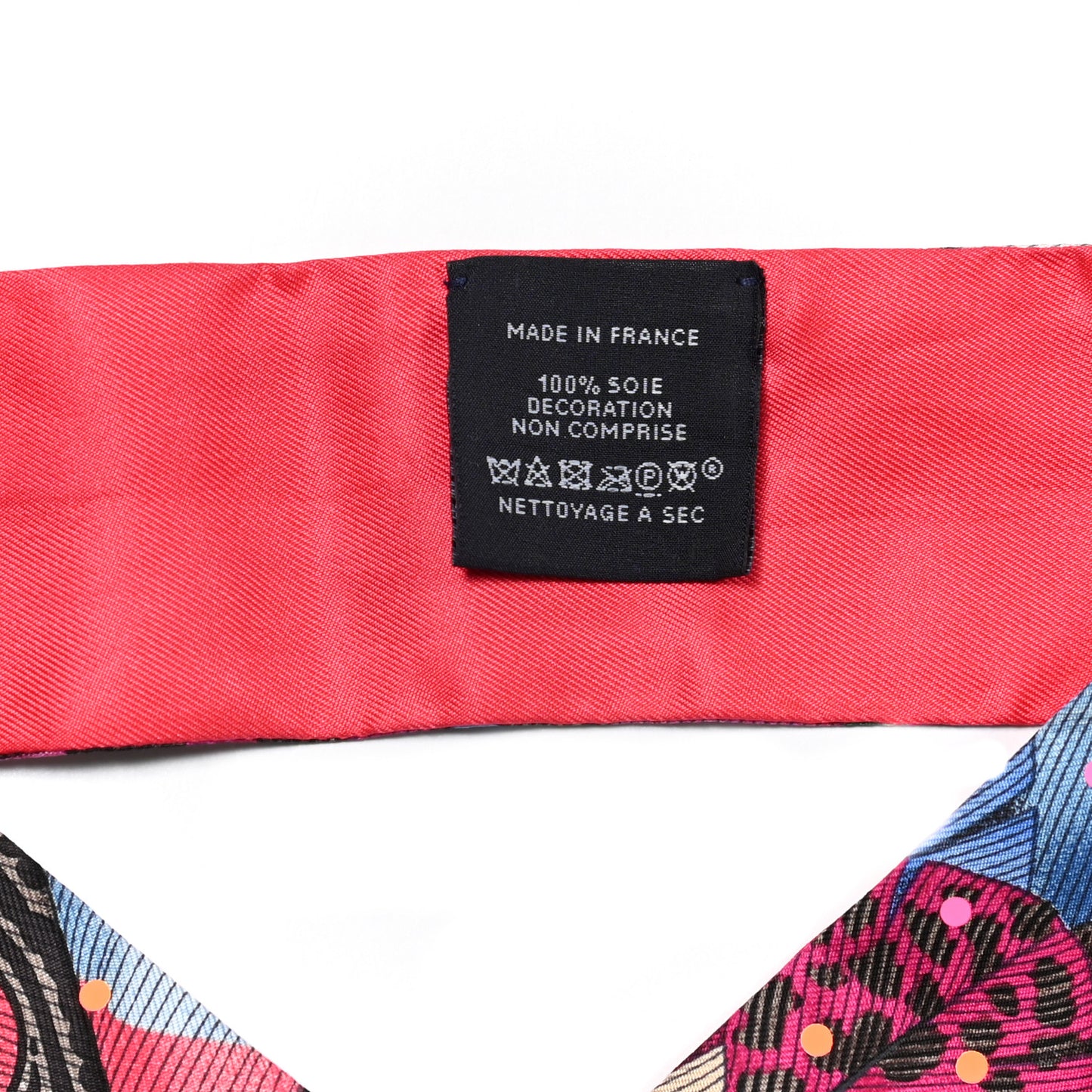Silk Plumetis Twilly Rose