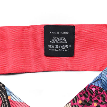 Hermes Silk Plumetis Twilly Rose 3 of 3