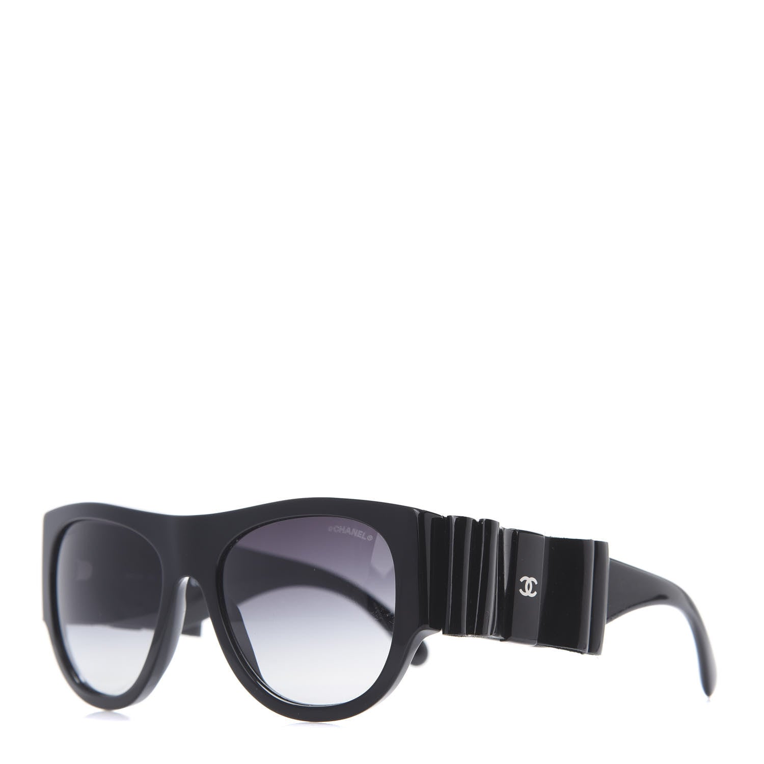 Chanel CC Bow Sunglasses 5276-Q Black 1 of 8