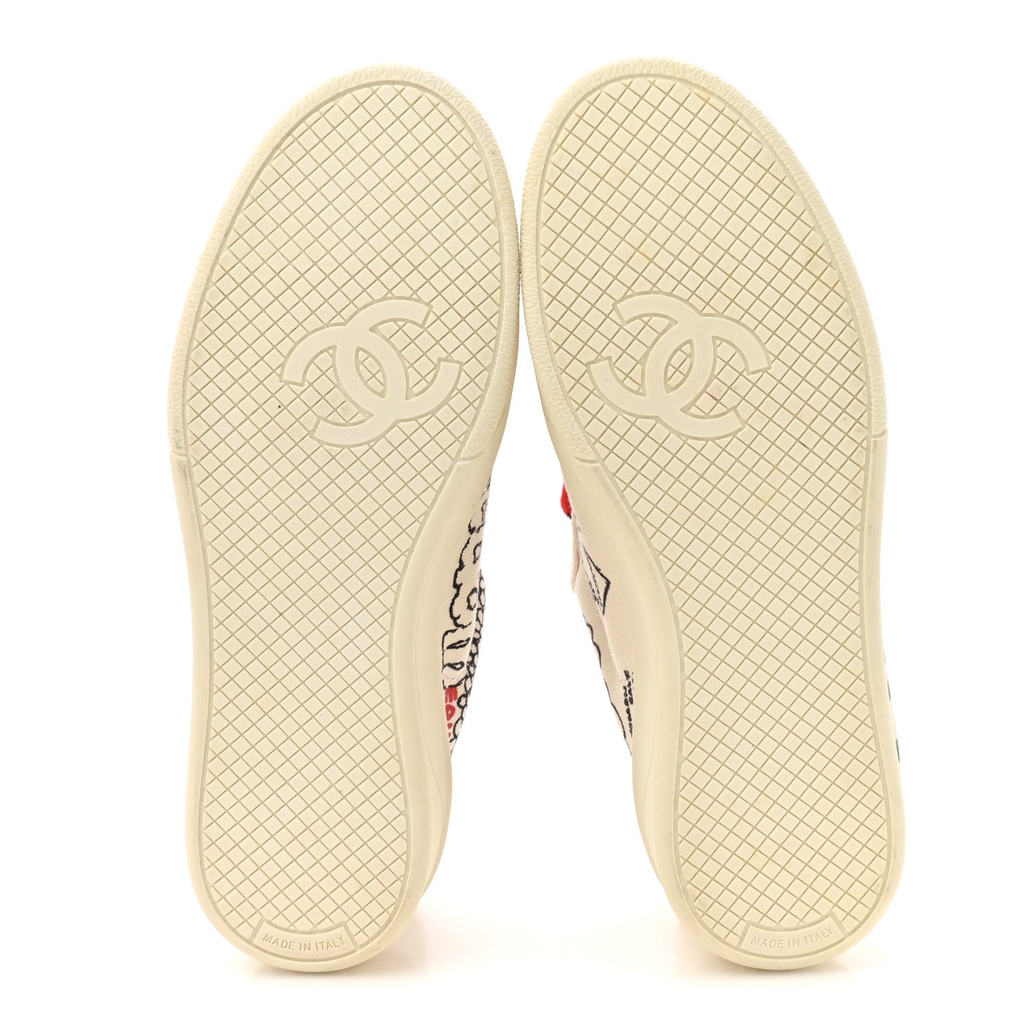 Chanel x Pharrell Williams Canvas Womens Sneakers 35 White Multicolor 7 of 10
