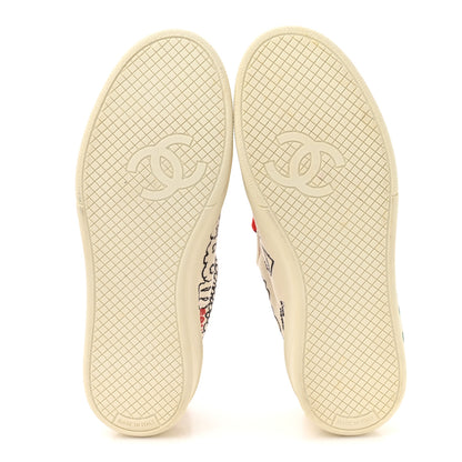 Chanel x Pharrell Williams Canvas Womens Sneakers 35 White Multicolor 7 of 10