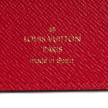 Louis Vuitton Damier Ebene Insolite Wallet Red 7 of 8