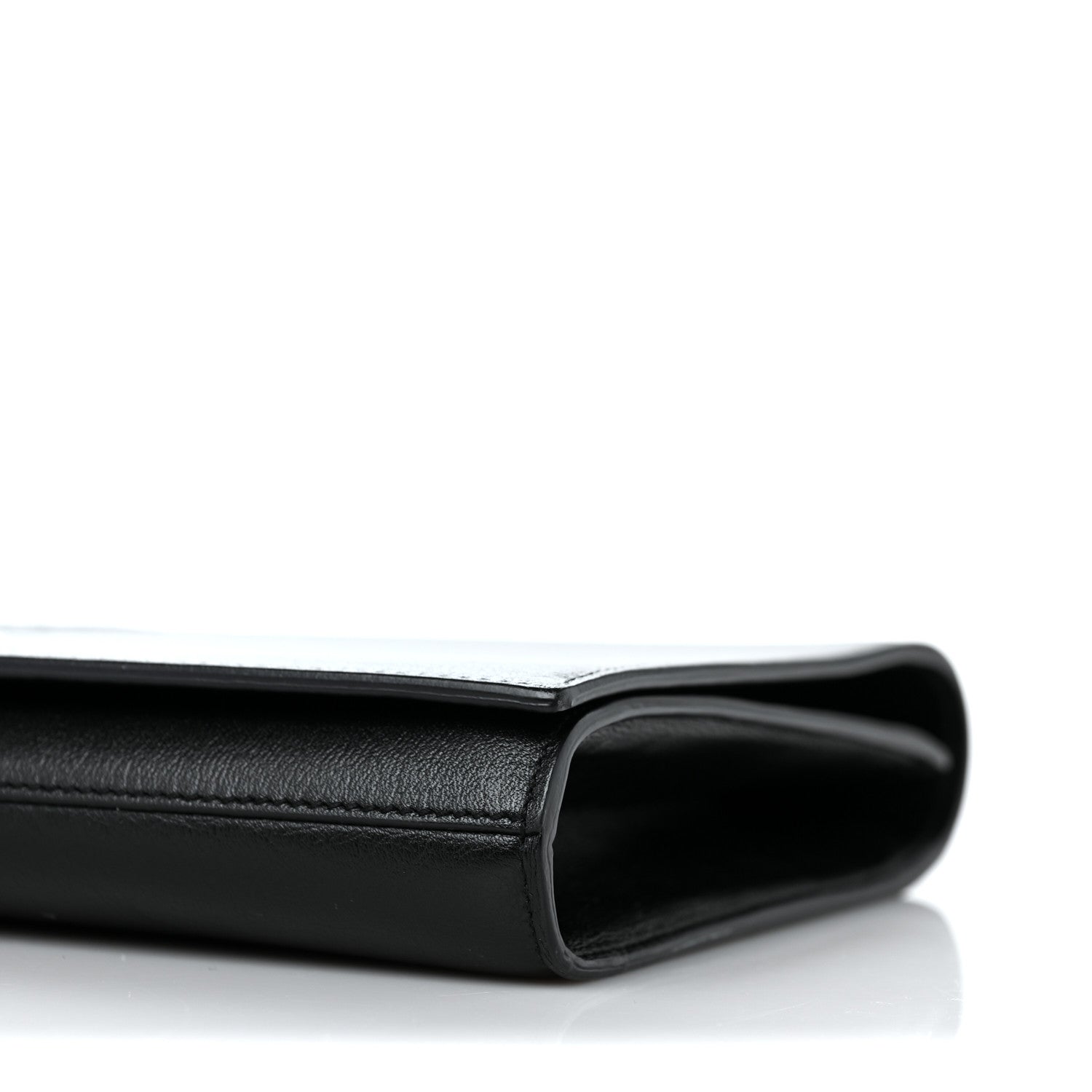 Saint Laurent Calfskin Monogram Large Belle De Jour Clutch Black 8 of 8