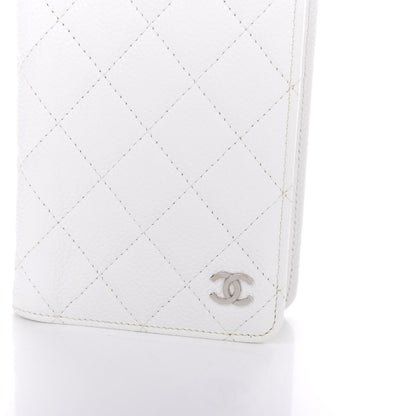 Chanel Caviar Quilted Medium Agenda Cover White 10 of 11