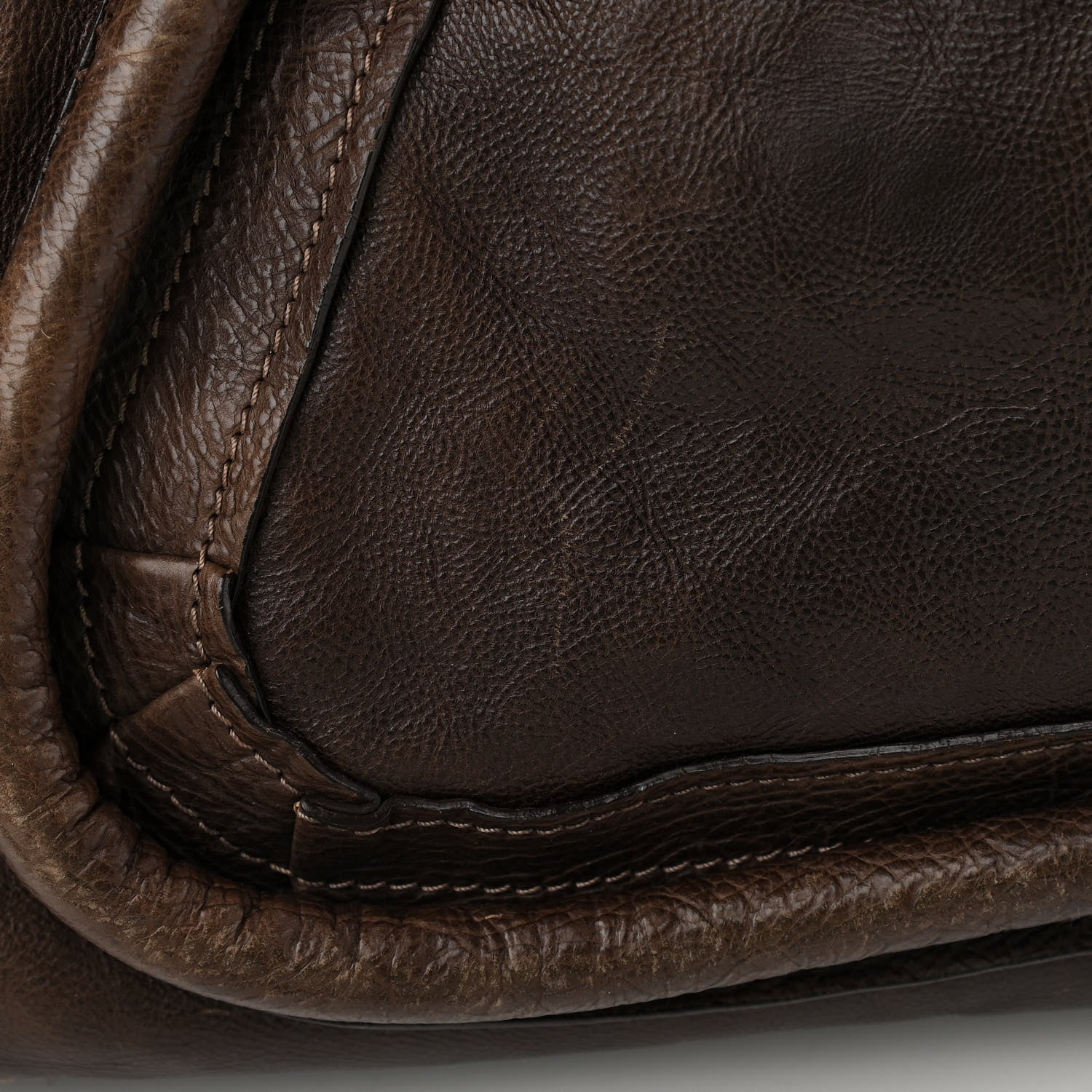 Chloe Calfskin Large Paraty Chocolate 12 of 16