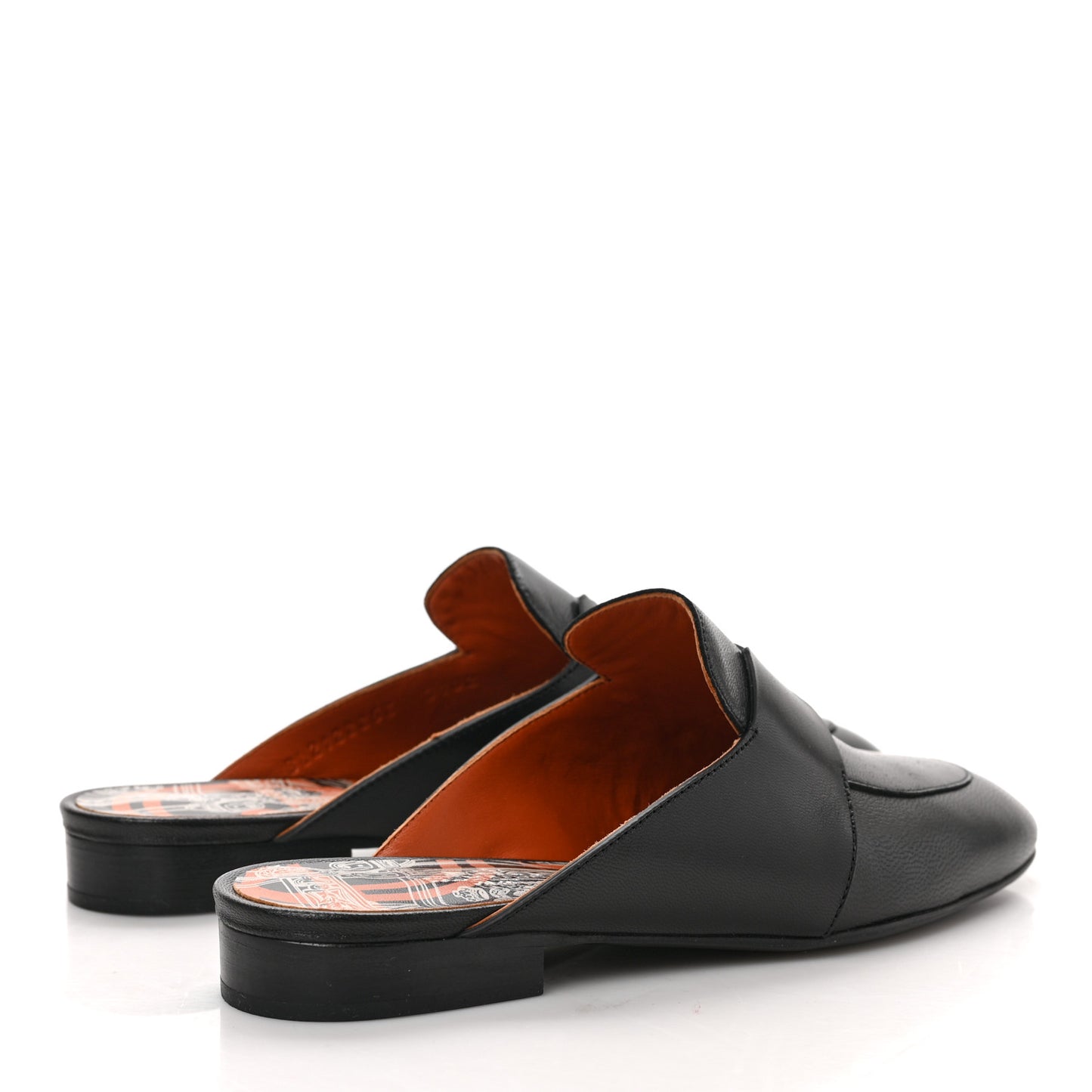 Supple Goatskin Catena Mules 35 Black