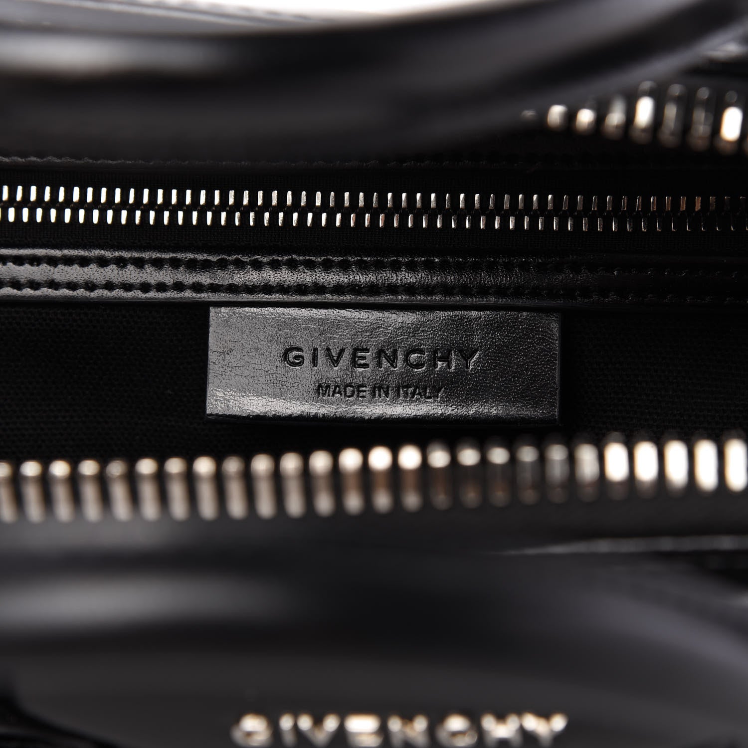 Givenchy Shiny Lord Calfskin Small Antigona Black 8 of 10