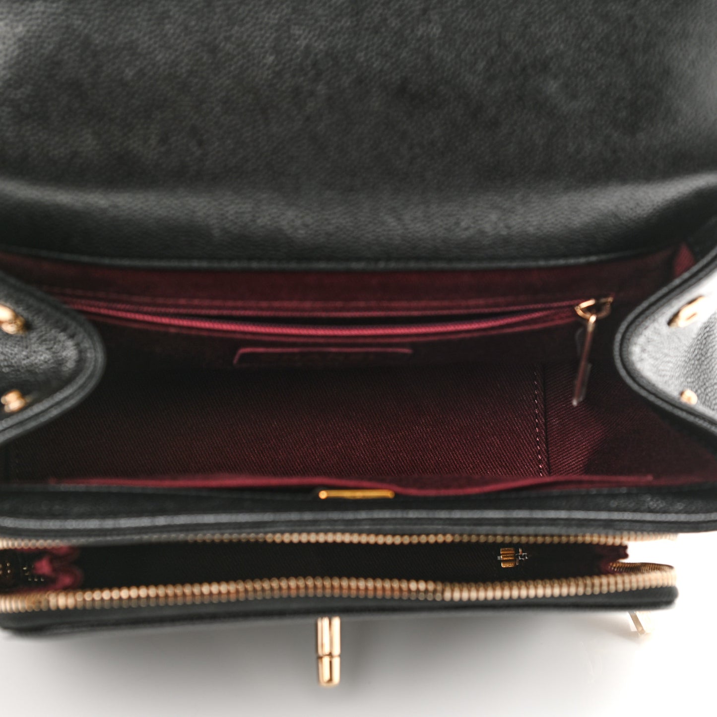 Caviar Quilted Medium Business Affinity Flap Black