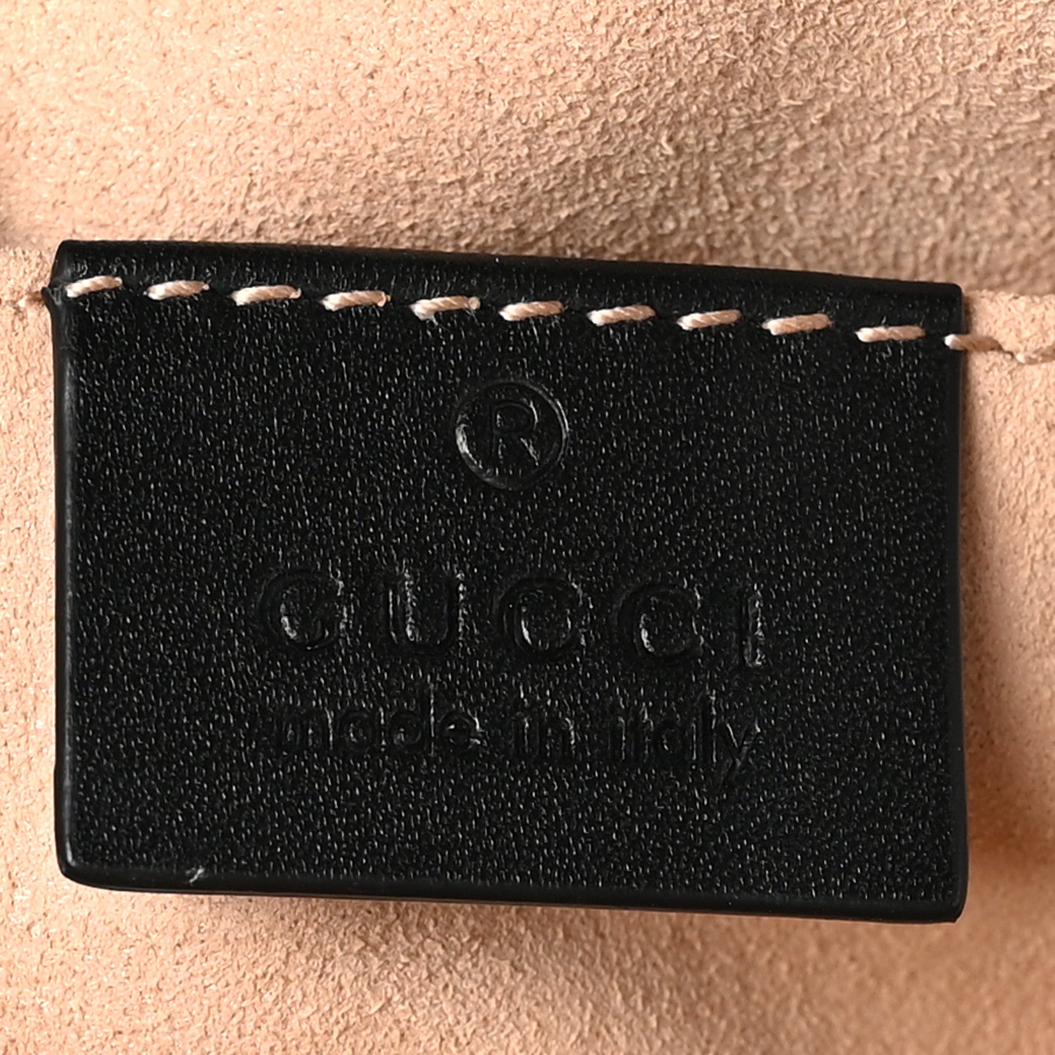 Gucci Calfskin Matelasse GG Marmont Belt Bag 75 30 Black 6 of 11