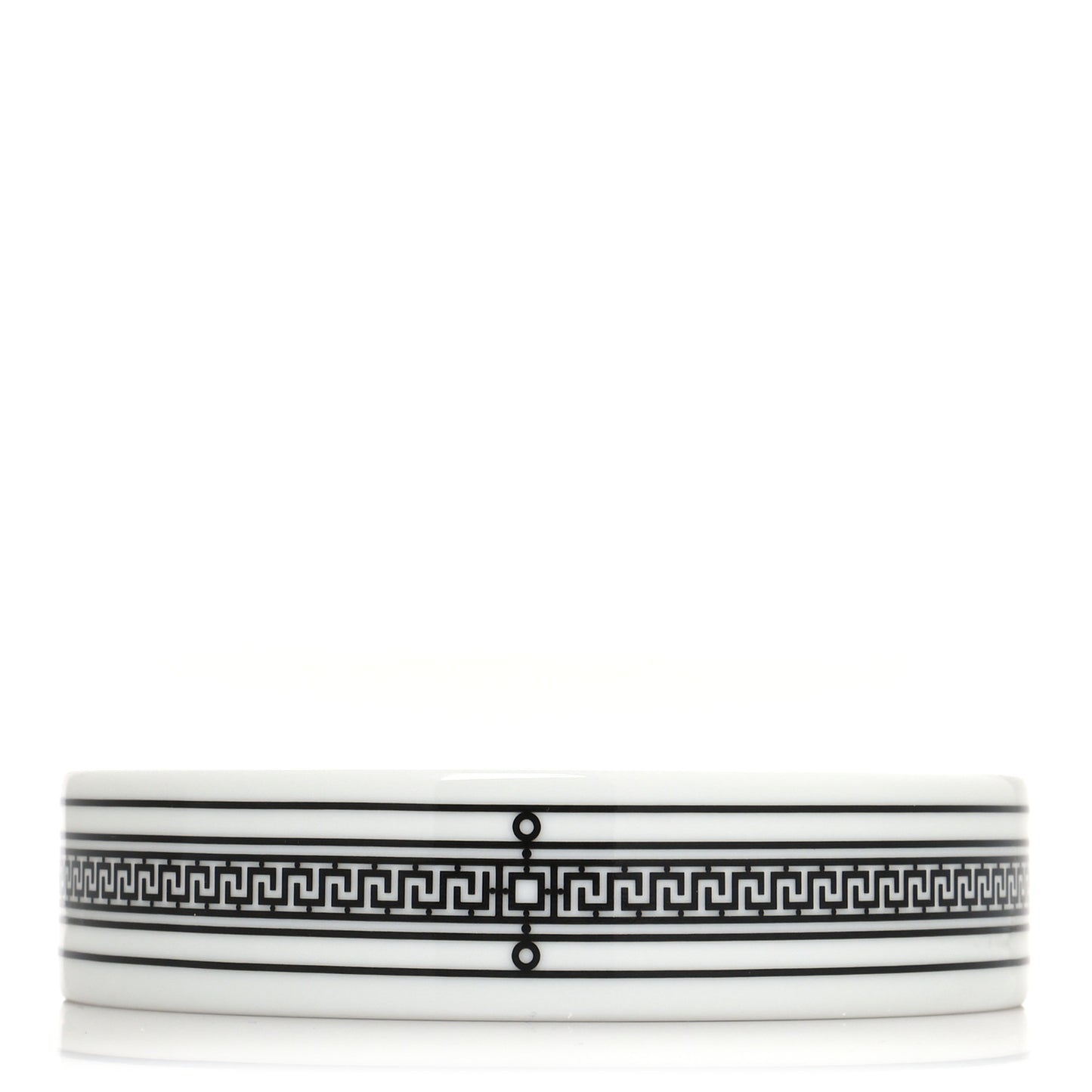Porcelain H Deco Small Bowl Black