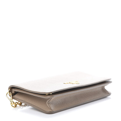 Prada Vitello Daino Chain Wallet Cammeo 4 of 11