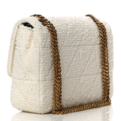 Saint Laurent Boucle Tweed Monogram Medium Jamie White 2 of 11