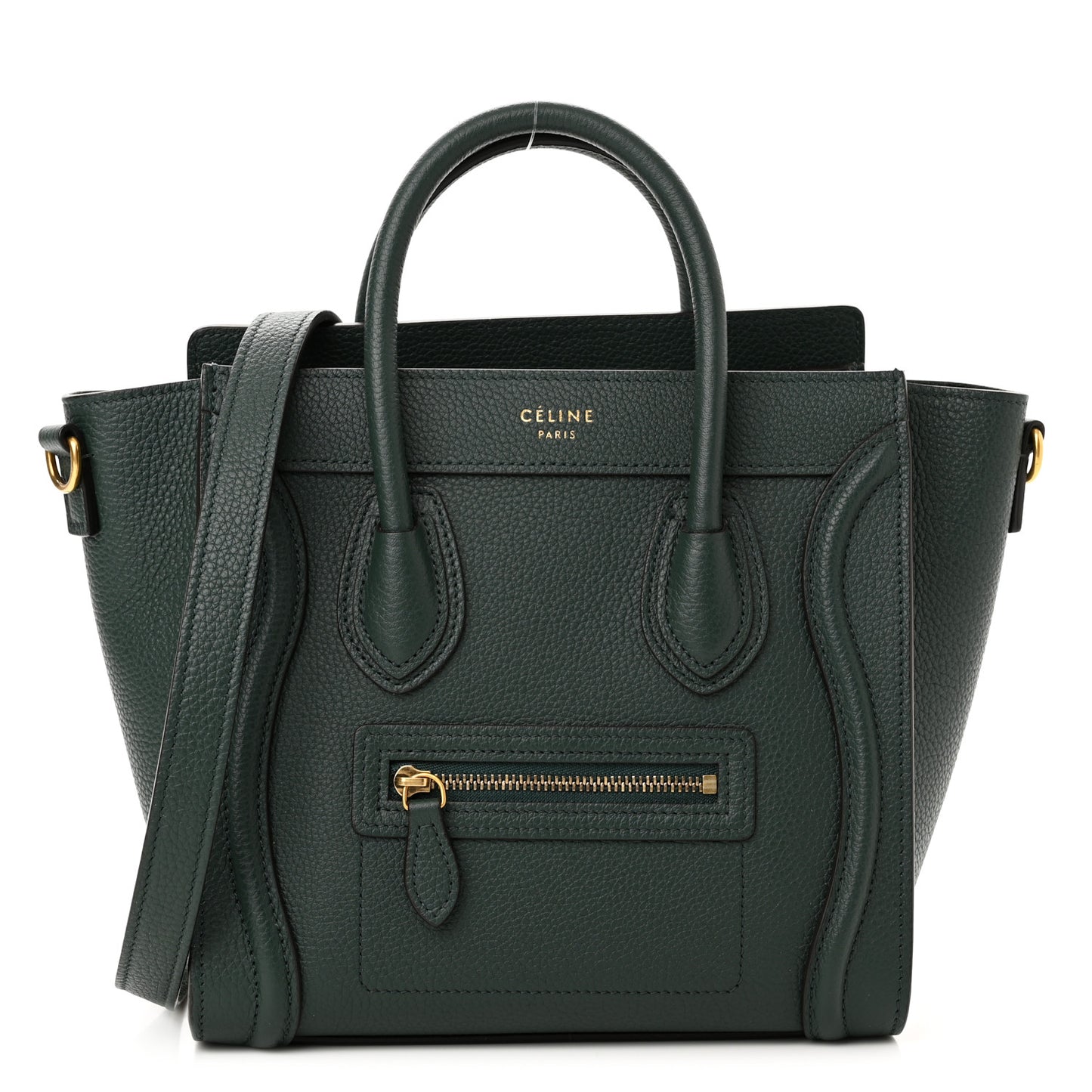 Drummed Calfskin Nano Luggage Amazone
