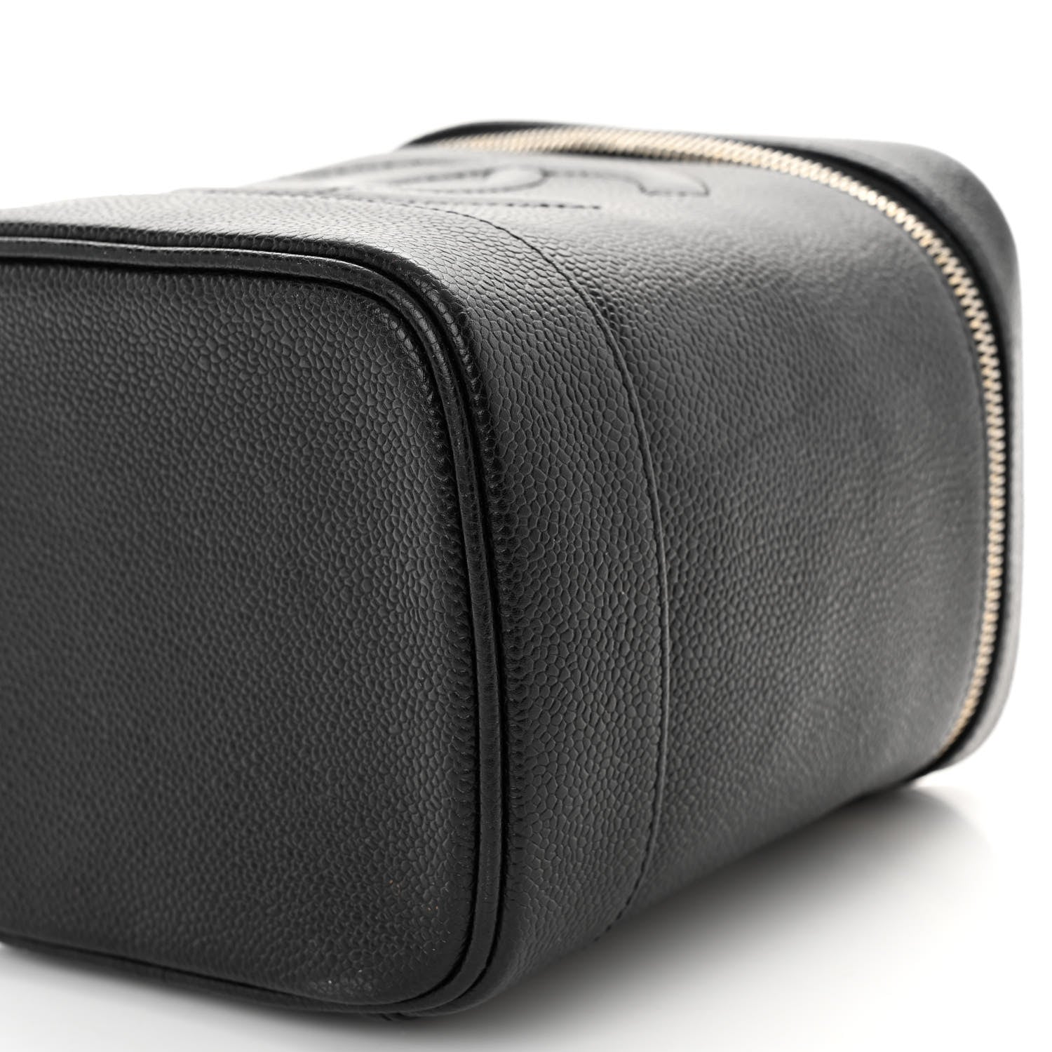 Chanel Caviar Vanity Cosmetic Case Black 14 of 17