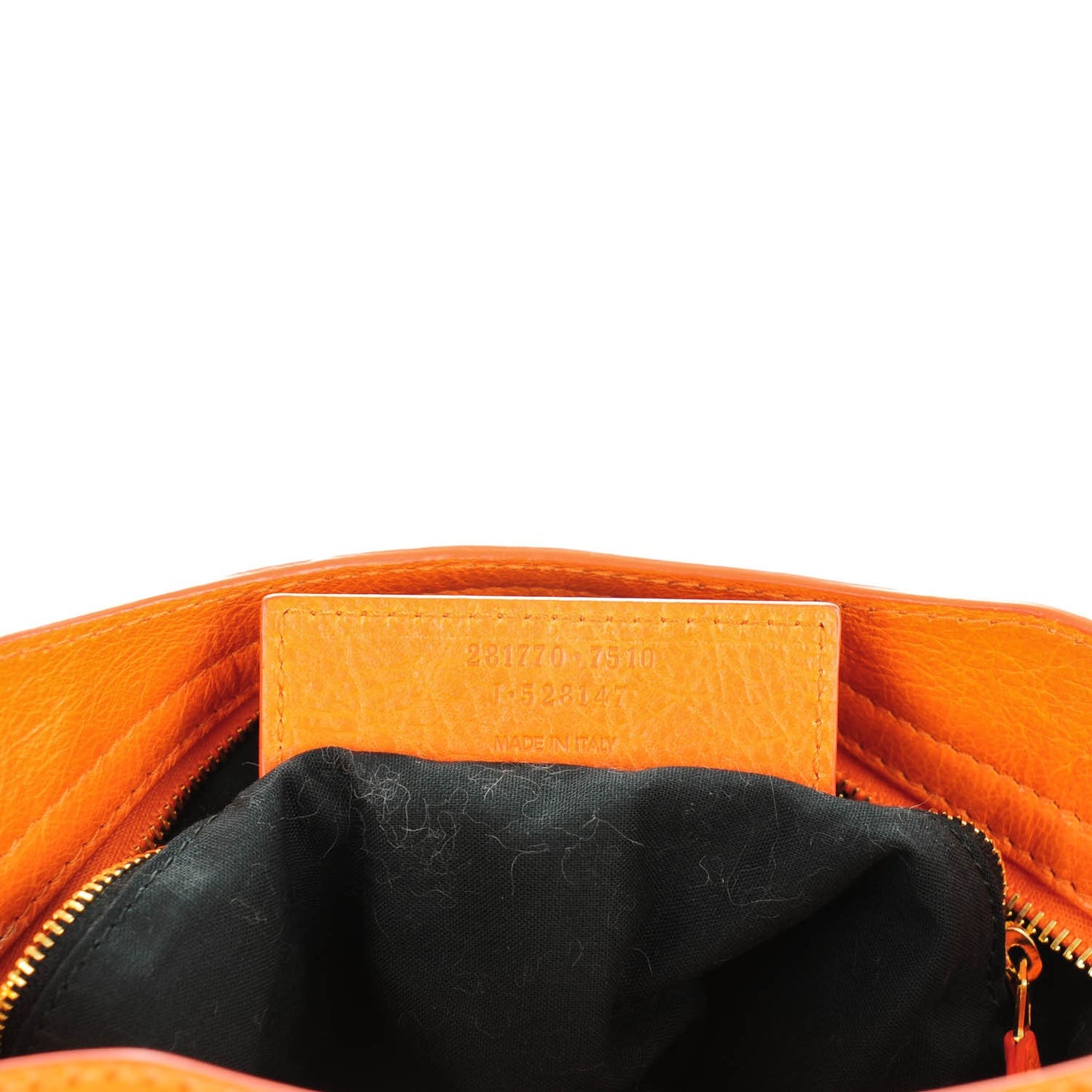Agneau Giant 12 Gold Hardware City Tangerine