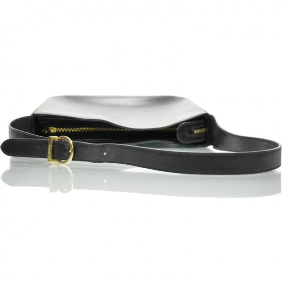 SALVATOREFERRAGAMOLeatherGanciniShoulderBagBlack