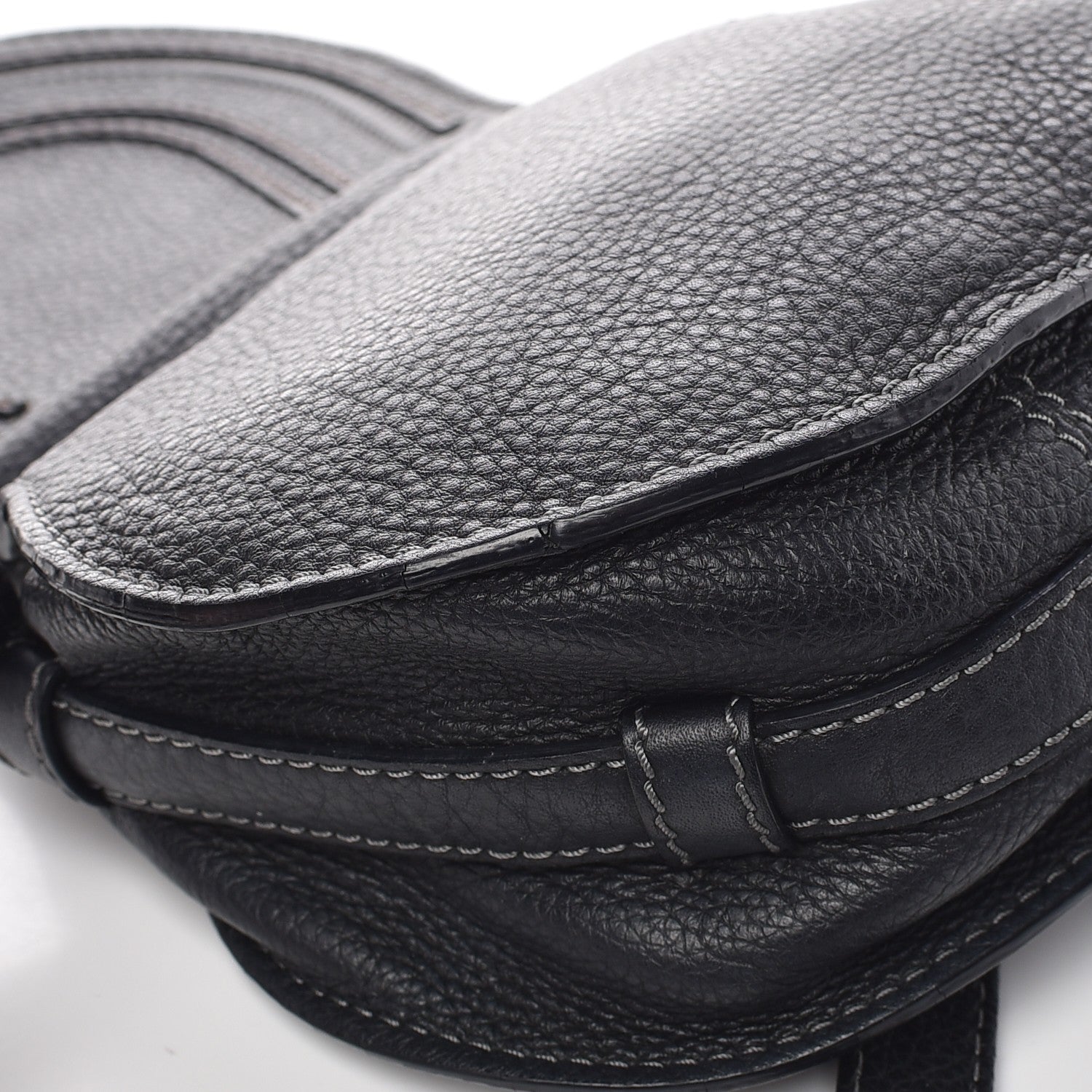Chloe Calfskin Mini Marcie Round Crossbody Bag Black 14 of 19