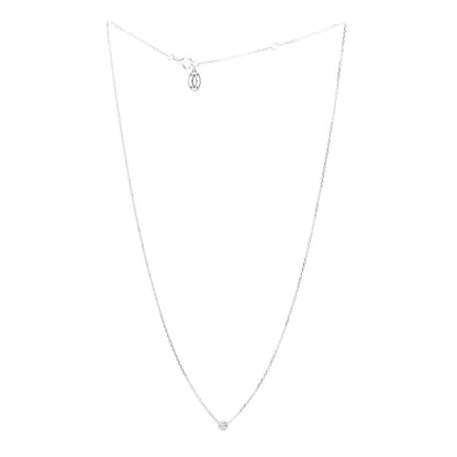 Cartier 18K White Gold Diamond XS D'Amour Pendant Necklace 3 of 5