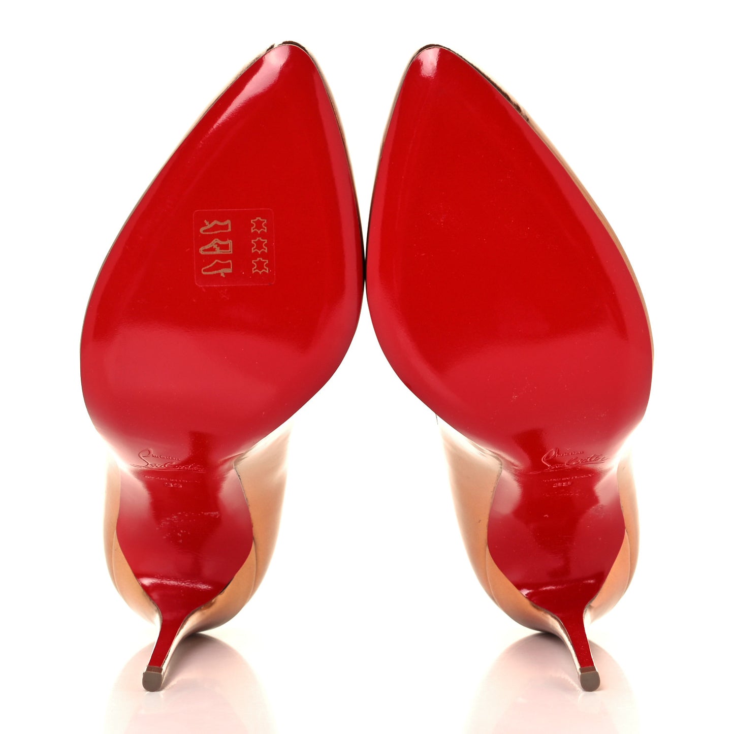 Metallic Patent Breche 100 Pumps 39 Cappuccino
