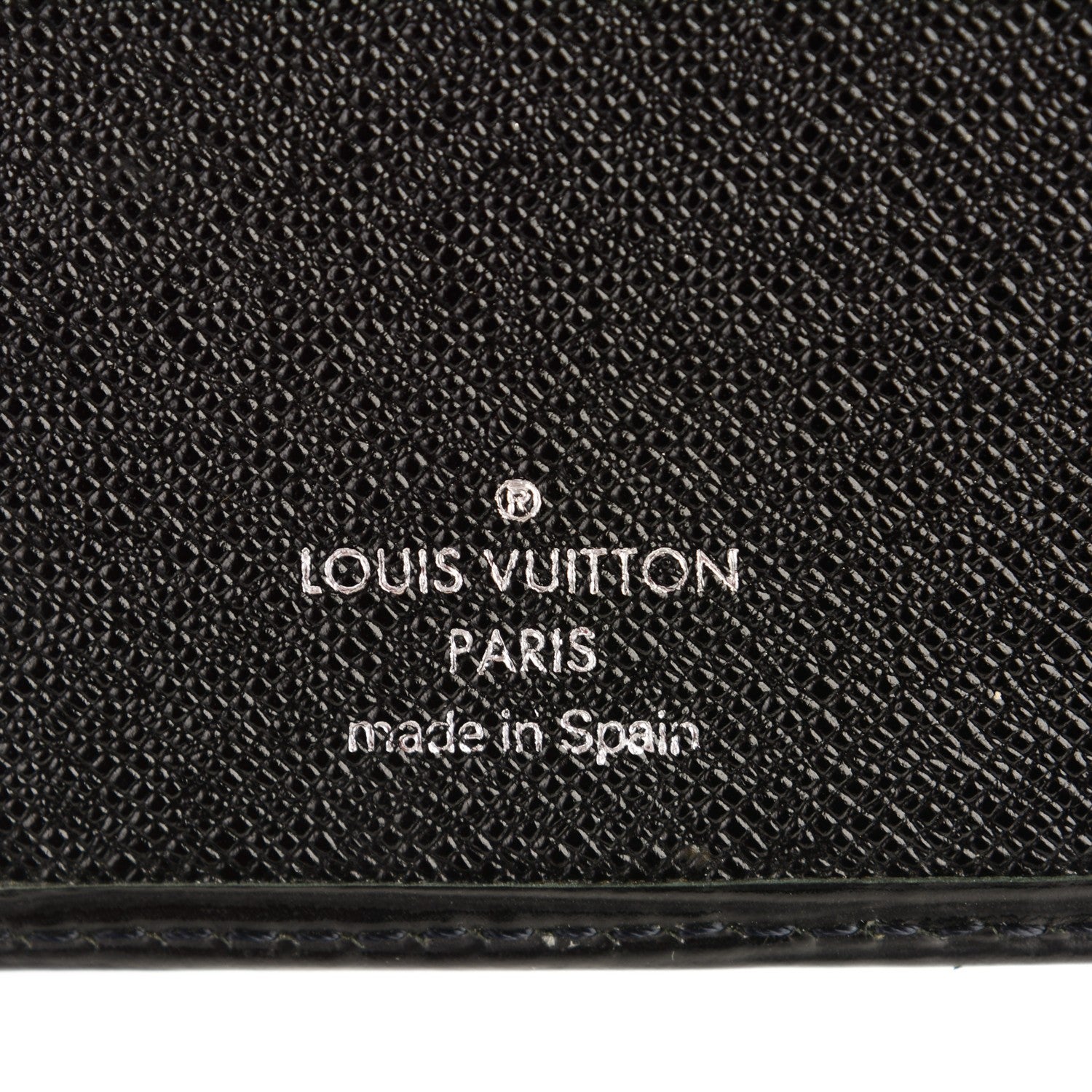 Louis Vuitton Epi Pocket Agenda Cover Black 6 of 7