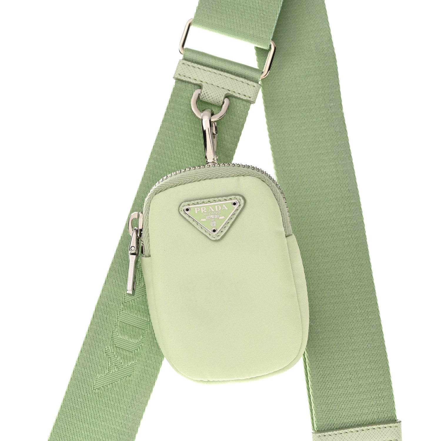 Prada Saffiano Lux Re-Edition 2005 Shoulder Bag Acqua 9 of 12