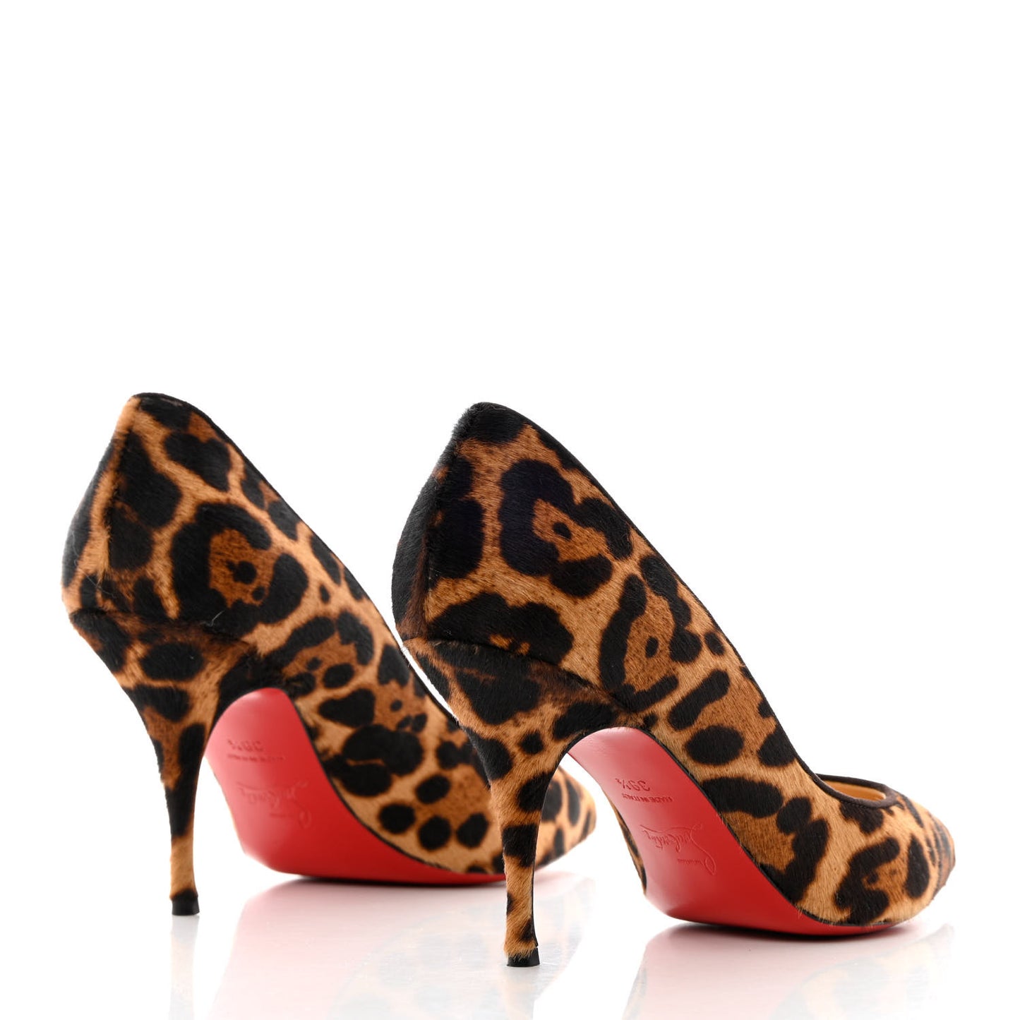 Pony Hair Leopard Luxor Piou Piou 85 Pumps 39.5 Leopard