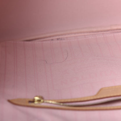 Louis Vuitton Damier Azur Neo Neverfull MM Rose Ballerine 9 of 16