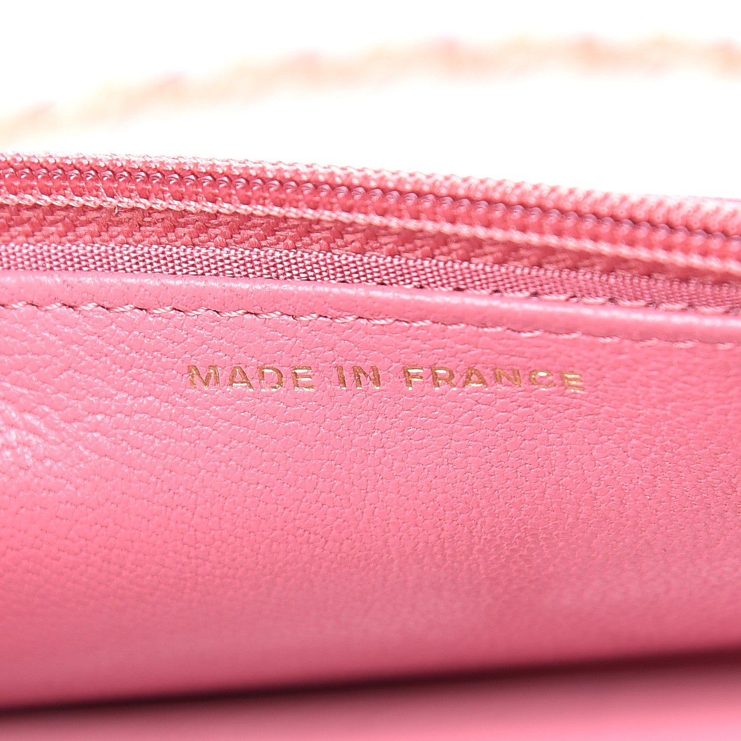 Chanel Sheepskin Quilted Mademoiselle Vintage Wallet On Chain WOC Dark Pink 7 of 12