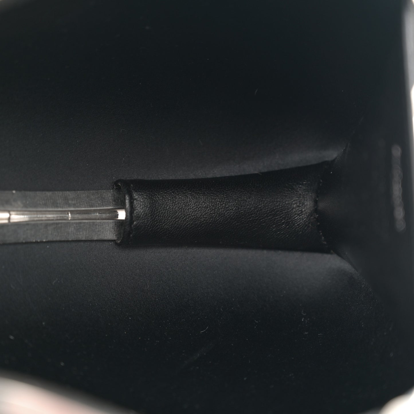 Pony Hair Zebra Love Box Bag White Black