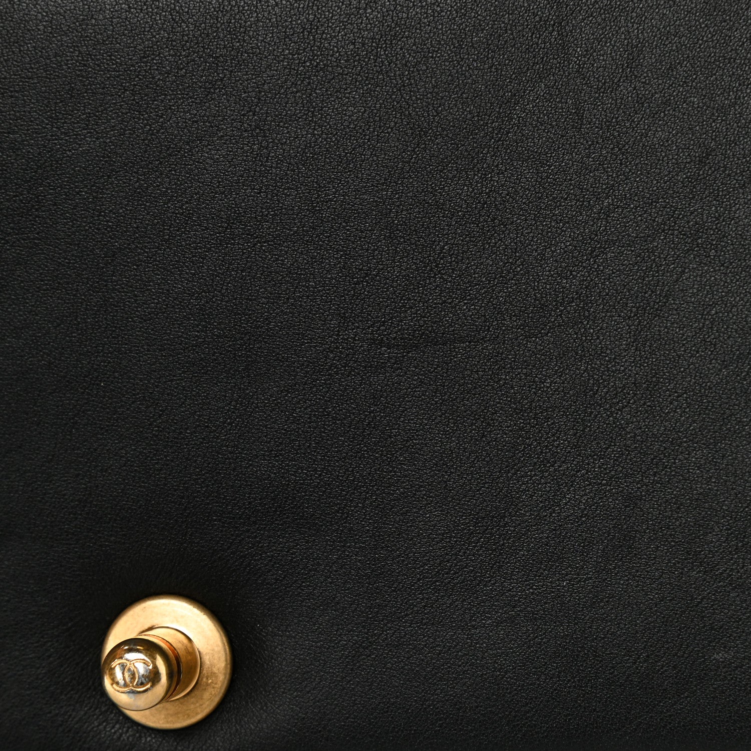 Chanel Calfskin Medium Boy Logo Top Handle Flap Black 10 of 16