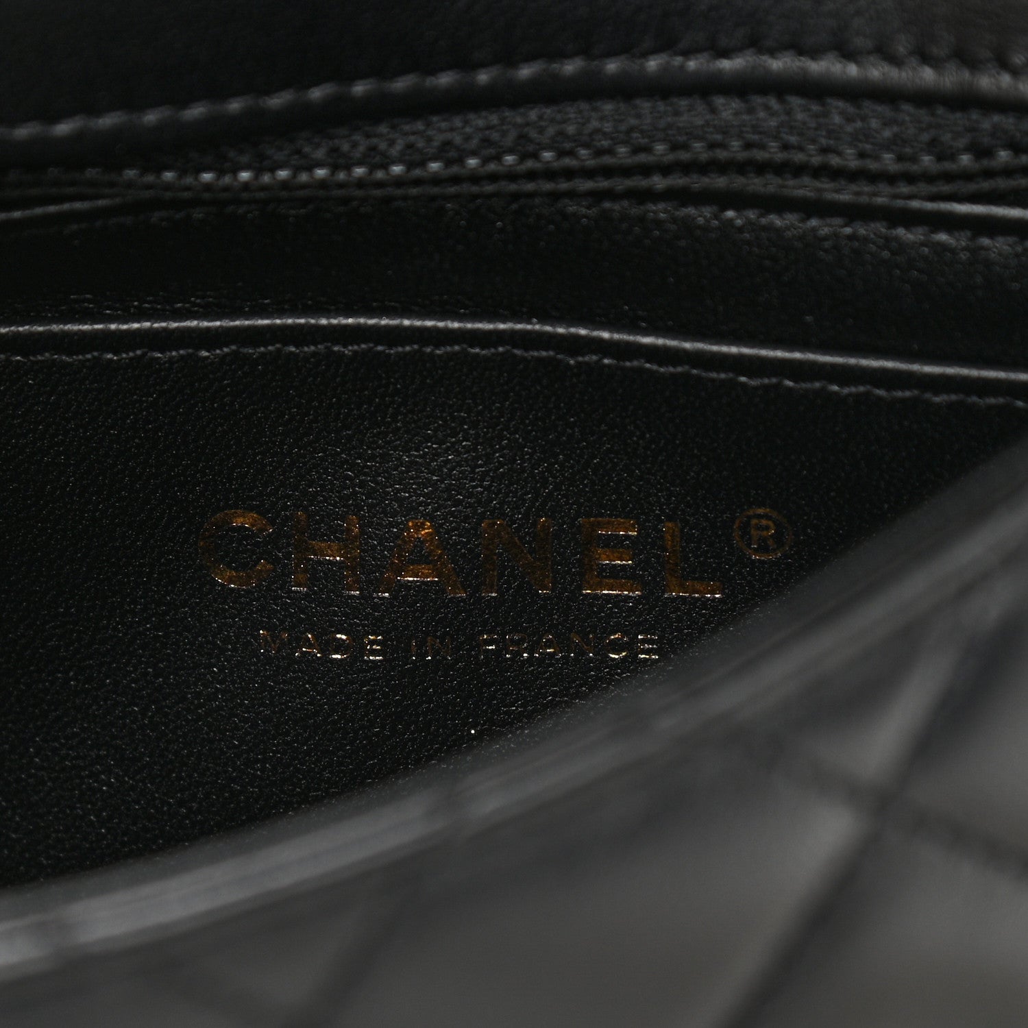 Chanel Lambskin Enamel Quilted Mini Flap Black 6 of 11