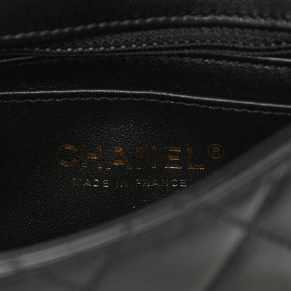 Chanel Lambskin Enamel Quilted Mini Flap Black 6 of 11